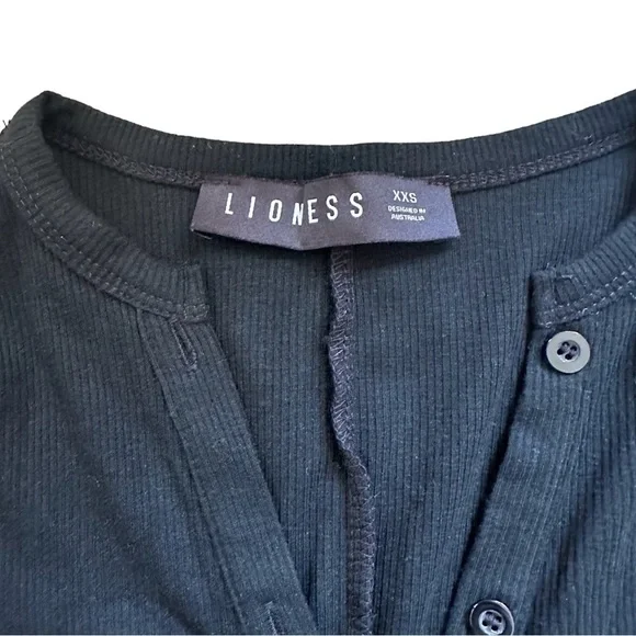 Lioness Angel Romper Long Sleeve in Black XXS - Picture 5 of 8